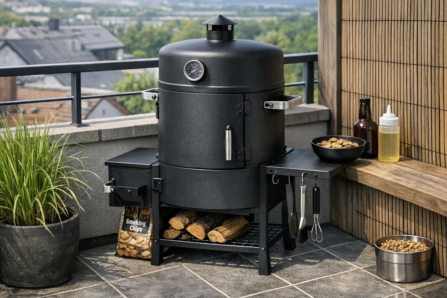 Bester Smoker fuer kleine Balkone und Terrassen: Kompakte Modelle