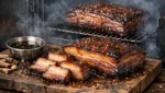 Smoker Pork Belly knusprig geraeuchert mit Honig-Soja-Glasur