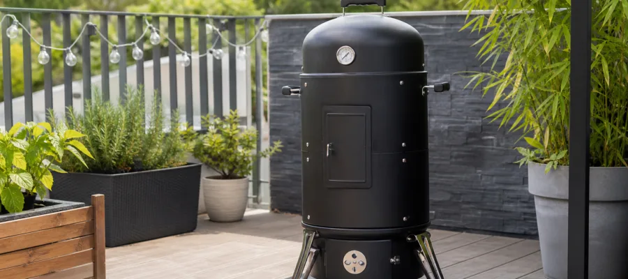 Smoker auf Balkon, Terrasse und im Garten sicher betreiben