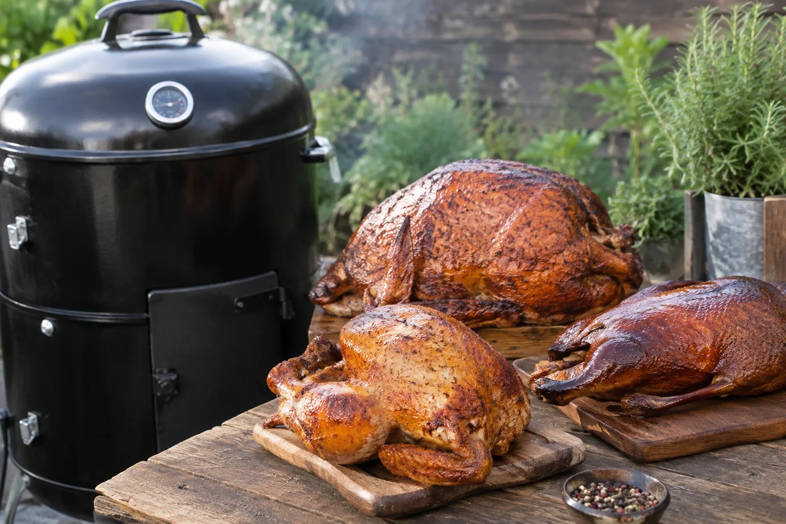 Smoker Gefluegelrezepte: Haehnchen, Pute und Ente perfekt raeuchern im Smoker